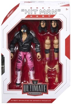 WWE ULTIMATE EDITION BRET HART HITMAN FIGURKA