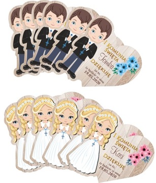 12 штук МАГНИТОВ в мешочке для гостей Первого Причастия