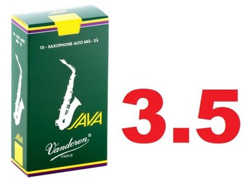 VANDOREN JAVA GREEN stroik do saksofonu altowego Twardość: 3.5