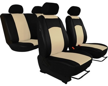 МЕРНЫЕ КОЖАНЫЕ ЧЕХОЛЫ ДЛЯ DACIA LOGAN 2