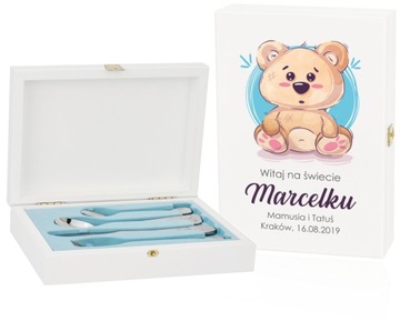 Детские столовые приборы ZOO GRAVER Годовалый Крещение GRAVER UV