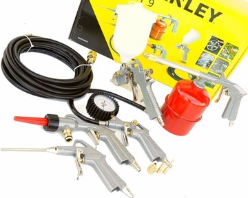 КОМПЛЕКТ ДЛЯ ПОКРАСКИ STANLEY КОМПРЕССОР ШЛАНГ ПИСТОЛЕТ