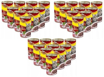 Karma dla kota Z WOŁOWINĄ Basil puszka 415g x 30