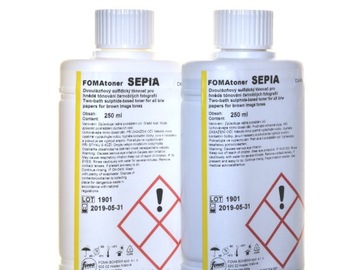 Fomatoner Sepia 2x250 мл тонер для черно-белых фотографий