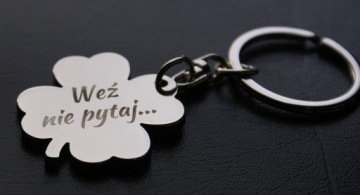 Брелок «Счастливый клевер» с гравировкой в ​​подарок для KIA Ford Audi BMW