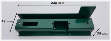 Кассета электрозащелки R3, R4, оцинкованная + лак