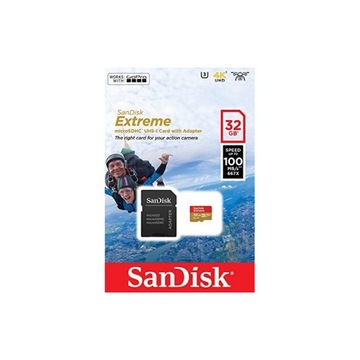 Sandisk Extreme microSDXC 32 ГБ V30 (100 МБ/с)