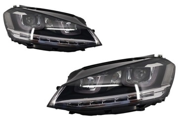 LAMPY PRZEDNIE VW GOLF 7 12-17 LED DRL R-LINE DYN