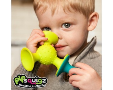 BOBO PRZYSSAWKI 3 gryzak grzechotka Fat Brain Toys