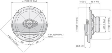 ДИНАМИКИ PIONEER TS-A1670F OPEL CORSA D 165MM