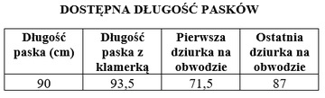 Pasek Damski Skórzany KOKARDA 2 cm SKÓRA NATURALNA