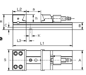 ТИСКИ ПРЕЦИЗИОННЫЕ МАШИННЫЕ 175Х400 ПРОФЕССИОНАЛЬНЫЕ
