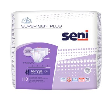 Seni Super Plus Large 10 sztuk