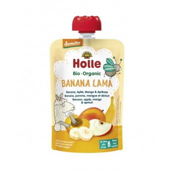 HOLLE BIO MUS BANANOWA LAMA BANAN JABŁKO MORELA