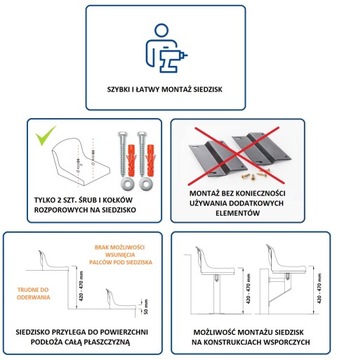 8 шт - Сиденье для стадиона - Производитель