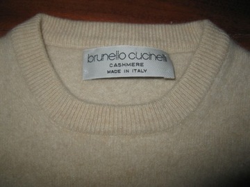 BRUNELLO CUCINELLI sweter S/M 100% CASHMERE j.NOWY