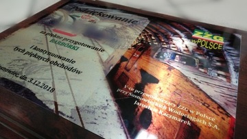 Dyplom drewniany 23x30 PODZIĘKOWANIE +nadruk kolor