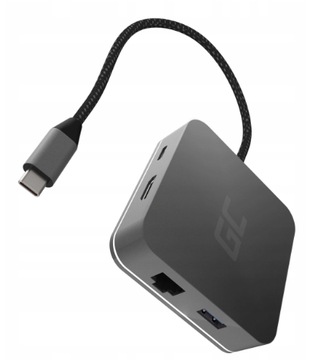 Green Cell GC HUB2 USB-C 6w1 do MacBook Pro Air DS