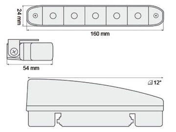 ДХО Дневные ходовые огни OSRAM LED 1000 люм LDO 506