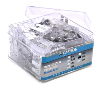 Стандартный дисковый предохранитель 25А 100 шт.