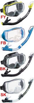 TUSA SET IMPREX 3D маска и трубка FINS UF1202 FB