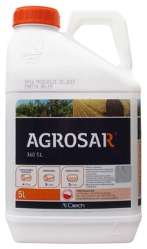 AGROSAR 360SL 5L - ZWALCZA CHWASTY PERZ GLIFOSAT