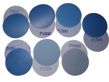ZESTAW KRĄŻKI PAPIER WODNY RZEP 75mm P800-P3000