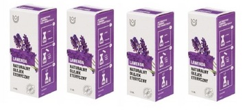 Zestaw 4x12 ML olejek eteryczny 100% LAWENDOWY