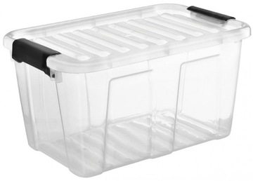 Pojemnik pudło z pokrywą Plast Team HOME BOX 30L