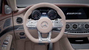 MERCEDES W222 AMG GT 4DOOR G TŘÍDA W463 W464 GLE W167 BÉŽOVÁ KŮŽE AIRBAG