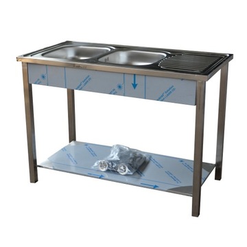 Мойка для общественного питания левая 120-60-85