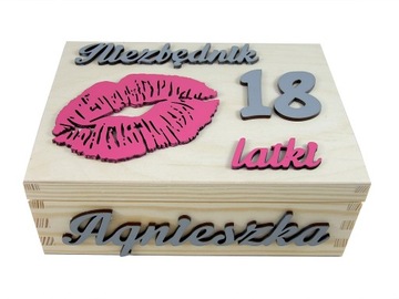 Подарочная коробка на 18-летие с забавными предметами первой необходимости