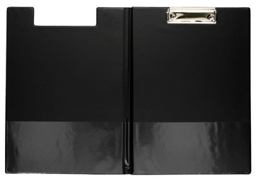 TECZKA OTWIERANA KLIPEM A4 PODKŁADKA CZARNA