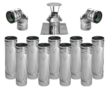 WKŁAD 80/125 PIECE KONDENSACYJNE TURBO 9m