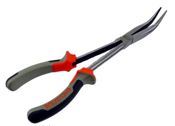 Szczypce extra długie wygięte 285 mm JOBI