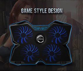 ПОДСТАВКА-ОХЛАЖДАЮЩАЯ ПОДСТАВКА ДЛЯ НОУТБУКА 12–17 ДЮЙМОВ