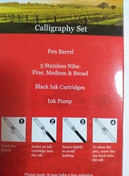 НАБОР РУЧОК ДЛЯ КАЛЛИГРАФИИ, 8 шт._СТОЛБ КАЛЛИГРАФИЯ