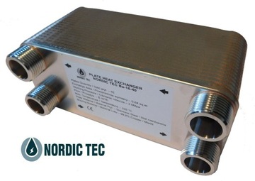 Пластинчатый теплообменник NORDIC Tec 40 до 50 кВт 1 дюйм