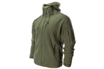 СВИТШОТ TEXAR ИЗ ФЛИСА HUSKY 360г КУРТКА OLIV L