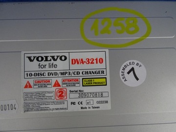 КАССЕТНЫЙ DVD-ЧЕЙНДЖЕР VOLVO XC90 DVA-3210