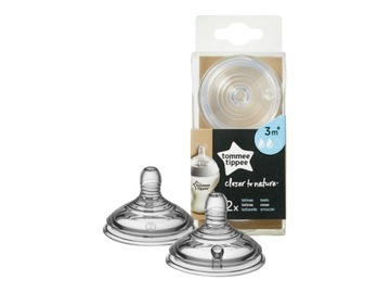 TOMMEE TIPPEE SMOCZEK SMOCZKI DO BUTELKI 3M+ 2 SZT