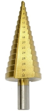 СВЕРЛА СТУПЕНОЧНО-КОНИЧЕСКИЕ 4-32 ТИТАН-3ЭЛ.