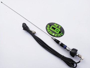 CB АНТЕННА PRESIDENT HAWAII оригинал 72см с кабелем