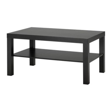 Stolik kawowy Ikea LACK prostokątny 55 x 90 x 45cm czarny brąz