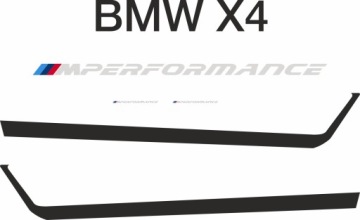 Samolepky na Bmw X4 Performance Fólie Jsou Dlouholeté