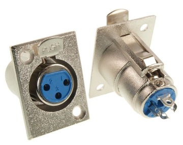 GNIAZDO MIKROFONOWE XLR CANON MONTAŻ ŻEŃSKIE 3628