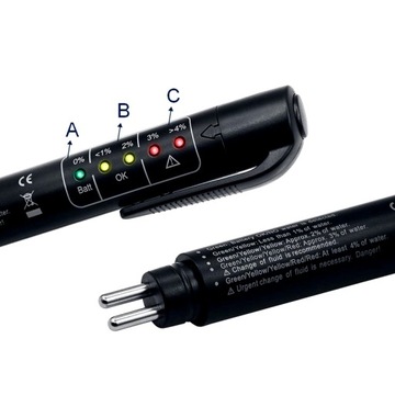 ТЕСТЕР ТОРМОЗНОЙ ЖИДКОСТИ DOT 3 4 5 LED