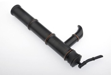 BATERIA UMYWALKOWA RETRO WYSOKA CZARNA BAMBOO ROYA