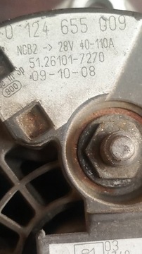 ALTERNATOR MAN TGL TGM TGA TGX 51261017270