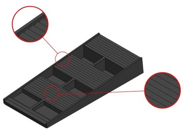 Клинья монтажные, оконный клин, 200 шт, средние